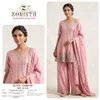 Zorista 11045 A To D Chinon Silk With Embrodery Work Redaymade Suits